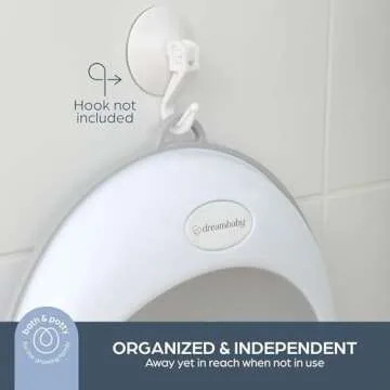 Dreambaby Potty Training Toilet Seat, Easy Fit Toddler Toilet Seat Cover, Anti-Slip for Potty Training Boys and Girls, Lightweight and Portable Potty for Toddler Travel.