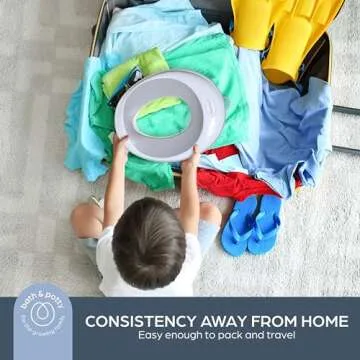Dreambaby Potty Training Toilet Seat, Easy Fit Toddler Toilet Seat Cover, Anti-Slip for Potty Training Boys and Girls, Lightweight and Portable Potty for Toddler Travel.