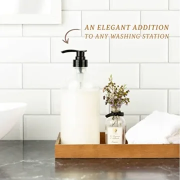 Kitchentoolz 32-Ounce Clear Glass Pump Bottles