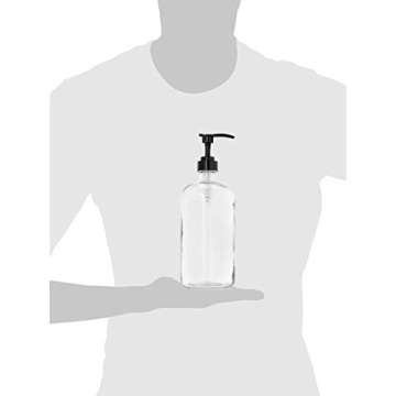 Kitchentoolz 32-Ounce Clear Glass Pump Bottles