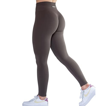 Seamless Scrunch Legging Women Yoga Pants 7/8 Tummy Control Workout Running for Fitness Sport Active...