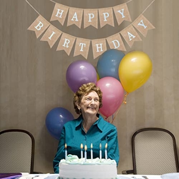 Uniwish Happy Birthday Banner for Celebrations and Parties