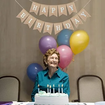 Uniwish Happy Birthday Banner for Celebrations and Parties