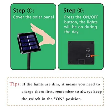 OZS Solar String Lights Outdoor with 8 Modes and Waterproof Design