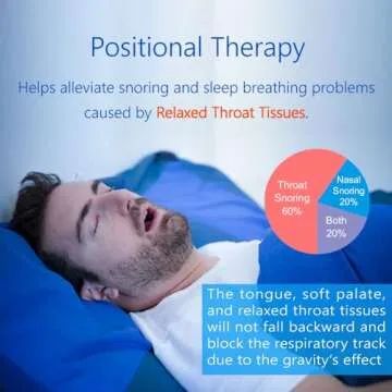 WoodyKnows Side-Sleeping Backpack for Sleep Apnea Relief