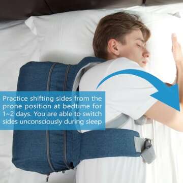 WoodyKnows Side-Sleeping Backpack for Sleep Apnea Relief