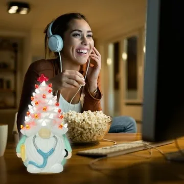 Nurse Gifts Ceramic Tree and Gnome Decor