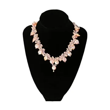 Elegant Black Velvet Jewelry Bust Display Stand