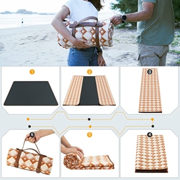 KingCamp Waterproof Outdoor Picnic Blanket Portable for Families