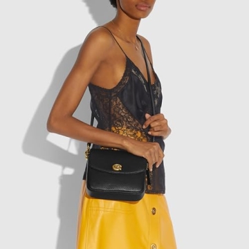 Stylish COACH Crossbody 19 Bag in Polished Pebble Leather