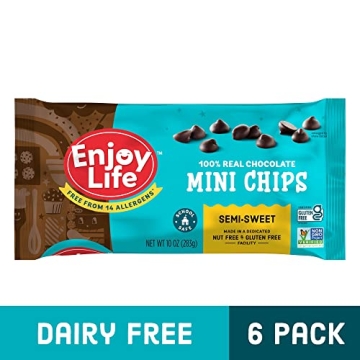 Enjoy Life Vegan Mini Chocolate Chips 6 Bags Delight