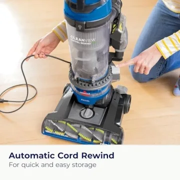 BISSELL CleanView Vacuum with TurboEraser Tool & Cord Rewind