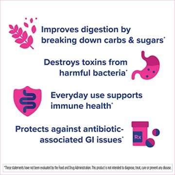 Florastor Kids Dual Action Probiotic Supplement, Strengthens Kids' Digestive & Immune Health, 20 Easy-to Mix Powder Sticks, Packaging May Vary