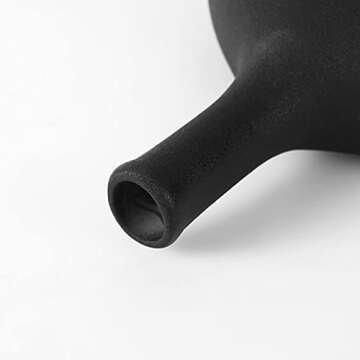 Ceramic Vase,Matte Minimalist Flower Vase,Modern Geometric Decorative Vases for Home Office Wedding Party and Gift