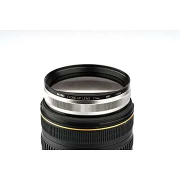 NiSi - 77mm NC Close-Up Lens Kit, Close-Up Macro Lens Filter, 78mm Thread, +3-4 Diopters, Nano Coating, (Includes Protective Case, 72mm and 67mm Adapter Rings) - Camera Accessories for Photography