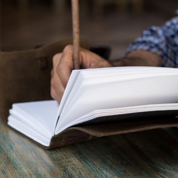 Premium Handmade Leather Journal for Artists and Writers