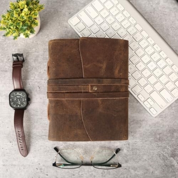 Premium Handmade Leather Journal for Artists and Writers