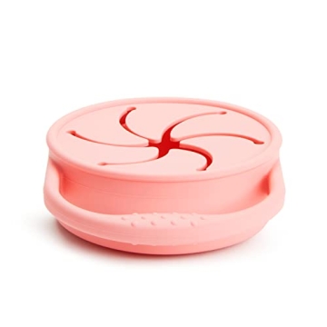 Munchkin Silicone Snack Catcher for Toddlers, Coral