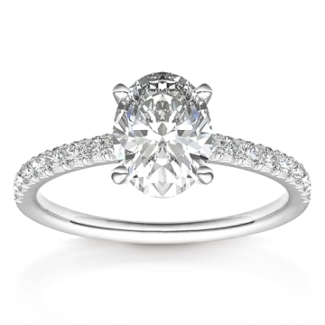 PAVOI Eco-Friendly 14K Gold Plated Engagement Ring | Stylish and Durable Wedding Ring