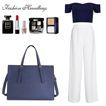 Waterproof Lightweight Leather Laptop Bag for Women