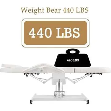 LUXMARS Adjustable Hydraulic Tattoo Chair for Beauty Spa