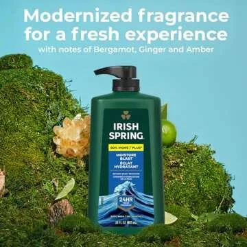 Irish Spring Men's Body Wash for Freshness 30 oz