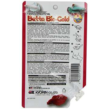 JUSTSWAG Hikari Betta BioGold Baby Pellet 0.7oz [2-Pack]