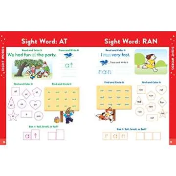 Engaging Kindergarten Workbook for Ages 4-6