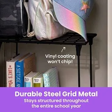 Stackable Locker Organizer: LockerMate Stac-A-Shelf 12" Tall