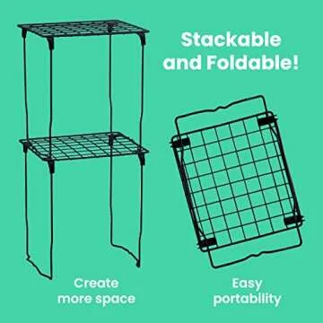 Stackable Locker Organizer: LockerMate Stac-A-Shelf 12" Tall