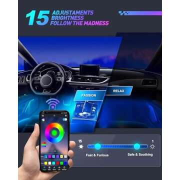 RGB Interior Car Lights for Ultimate Driving Experience