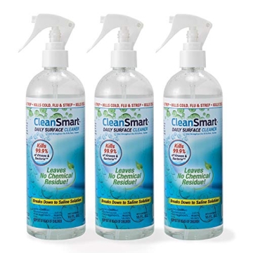 CleanSmart Daily Surface Spray Disinfectant Pack of 3 - 16 oz Bottles
