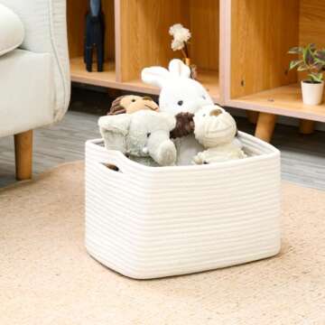 Stylish ICERZCZ Storage Baskets for Home Organization