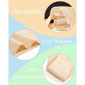 FINETOO 9 Pack Cotton Underwear for Women - Stylish Comfort