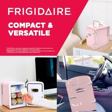 Frigidaire Retro Pink Mini Fridge - Eco-Friendly 4L