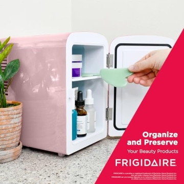 Frigidaire Retro Pink Mini Fridge - Eco-Friendly 4L