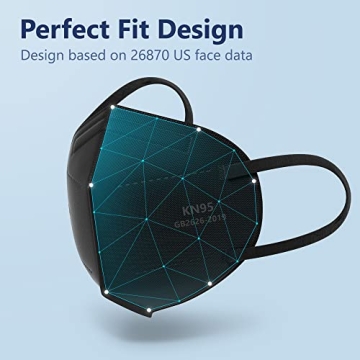 Funight KN95 Face Masks - 5-Ply Safety and Comfort