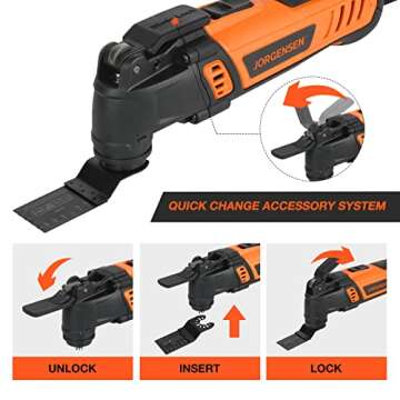 JORGENSEN Oscillating Tool Multi Purpose Electric Tool