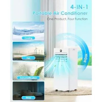 Portable Air Conditioner 8000 BTU for Home and Office