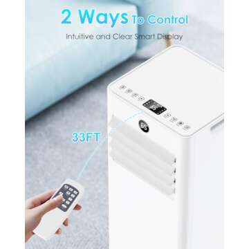 Portable Air Conditioner 8000 BTU for Home and Office