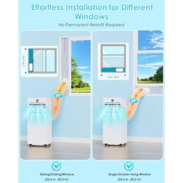 Portable Air Conditioner 8000 BTU for Home and Office