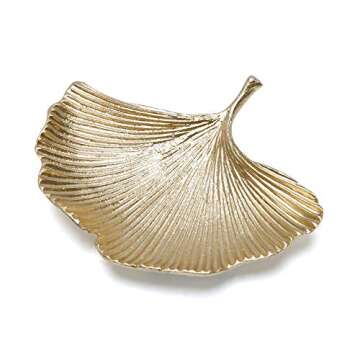 Ginkgo Leaf Jewelry Tray - Vintage Trinket Dish Gift