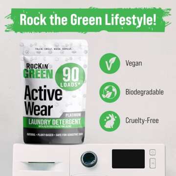 Rockin' Green Plant-Based Laundry Detergent for All