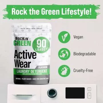 Rockin' Green Plant-Based Laundry Detergent for All