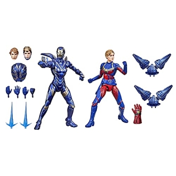 Marvel Legends Series 6-Inch Scale Action Figure Toy Captain and Rescue Armor 2-Pack, Infinity Saga ...