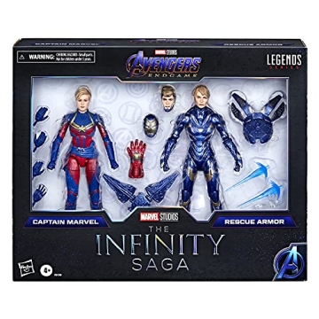 Marvel Legends Captain Marvel Rescue Armor Figures 2-Pack