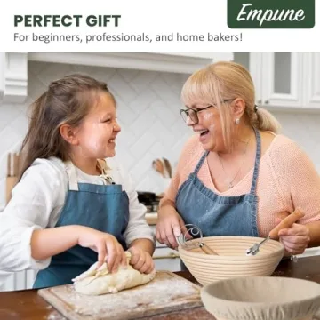 Empune Banneton Bread Proofing Set for Perfect Baking