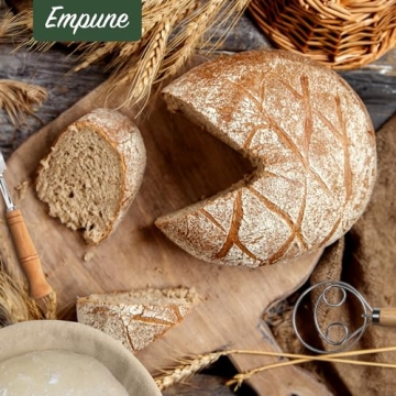 Empune Banneton Bread Proofing Set for Perfect Baking