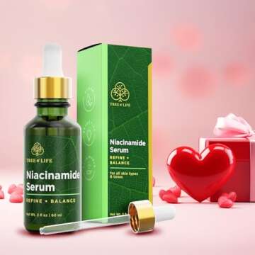 Tree of Life Beauty Niacinamide Vitamin B3 Serum, Hydrating Face Oil for Dark and Age Spots, Tighten...