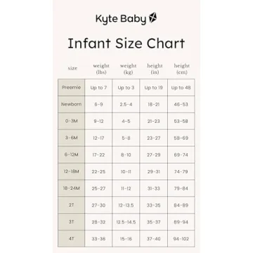 KYTE BABY Soft Bamboo Zipper Footies for Infants
